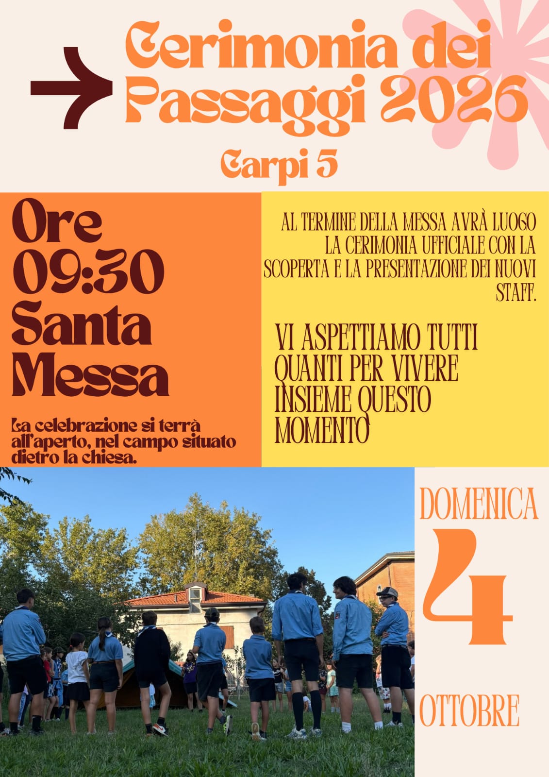 passaggio scout 2026
